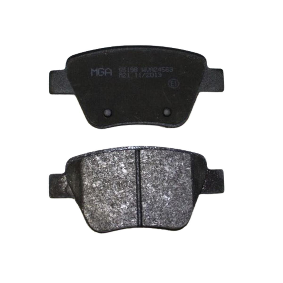 ARKA FREN BALATASI-  (VW CADDY 11-15  GOLF 09-13  PASSAT 13-15  SEAT LEON 06-13  SKODA OCTAVIA 09-13)