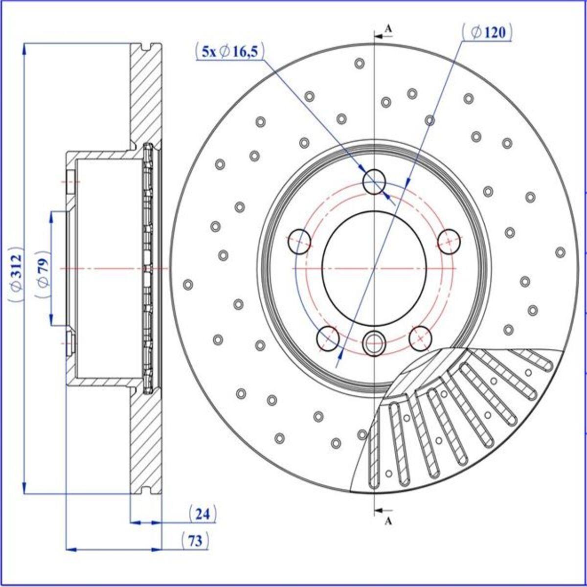FREN DISKI ( BMW E90-E91-E92 / F20-F30-F33-F34-F36 ON )PERFORMANS