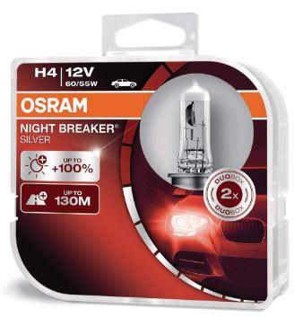 12V H4 AMPÜL %100. FAZLA IŞIK  SILVER TAKIM