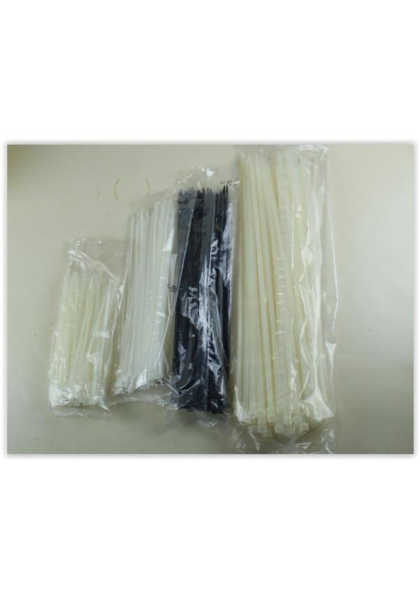 4621270 KABLO BAĞI CIRT KELEPÇE 7.8 X 450 MM PK 100 AD BEYAZ