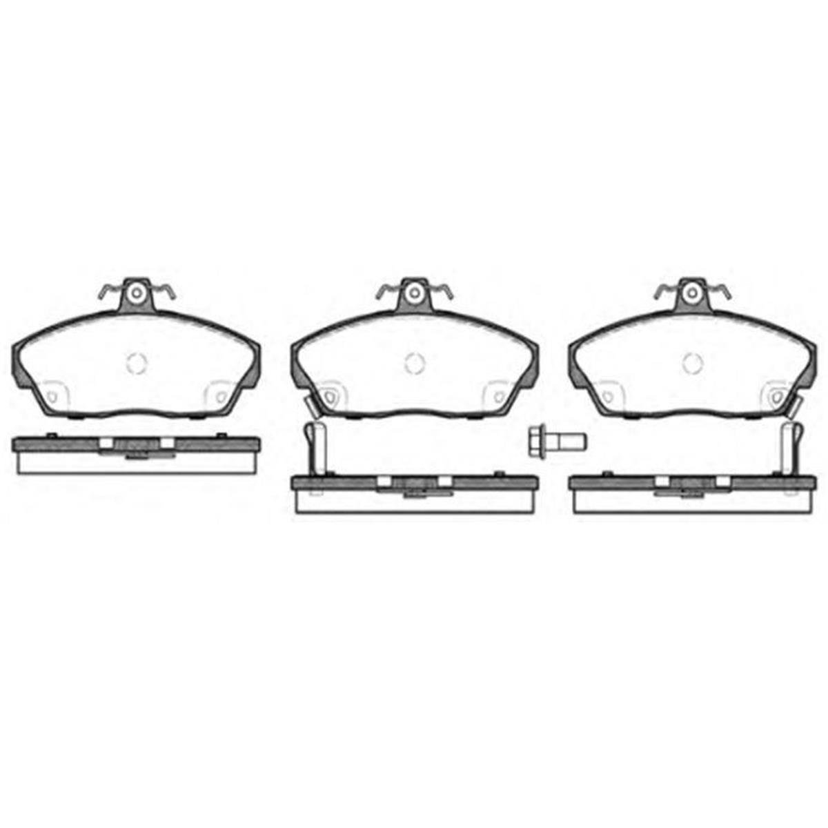 BALATA FREN ON-(HONDA: CIVIC 01>06/EURO-CIVIC 96>00/ROVER-25 ROVER-45 00>06/ROVER-200 ROVER-400 90>00 )