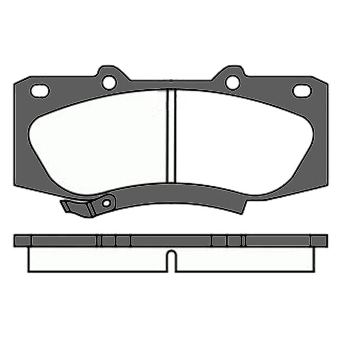 BALATA FREN ON (TOYOTA  HILUX PICK-UP 2.5 D-4D 2007/ / HILUX VIGO 12/4×4  / HILUX REVO 15/4×4 )