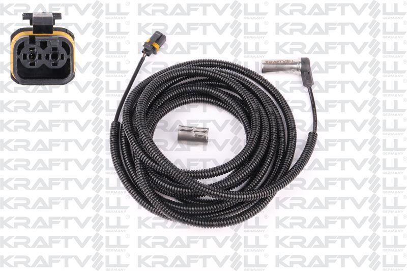 ABS SENSÖRÜ ÖN SOL KAMPANA TIP ( 3900 mm )B TIPI SIYAH FIS( SPIRAL KORUMALI ) MAN TGA 00> TGX TGS 07>