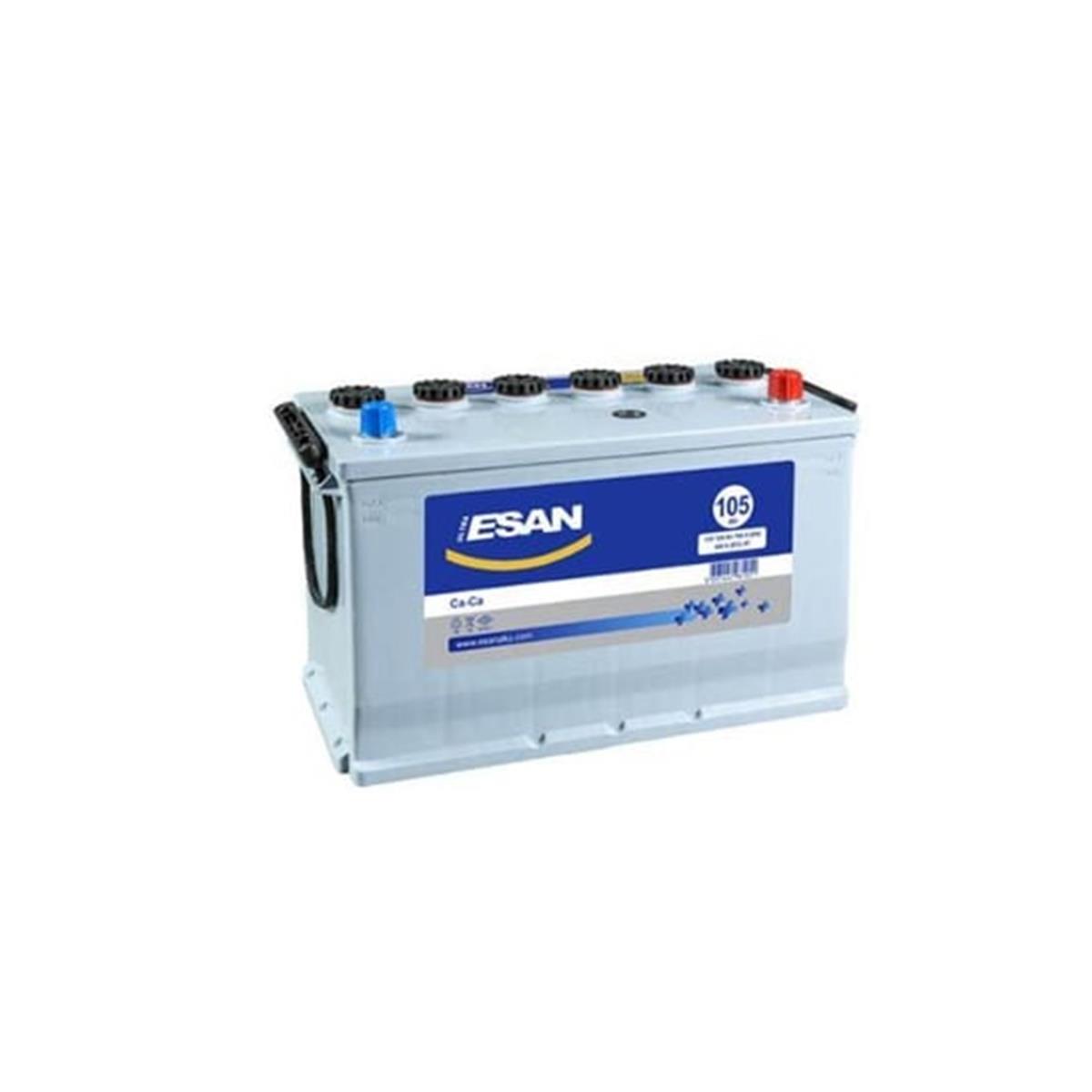 AKU 12 VOLT 105 AMPER  BUSONLU R+ DUZ KUTUP175×346x228