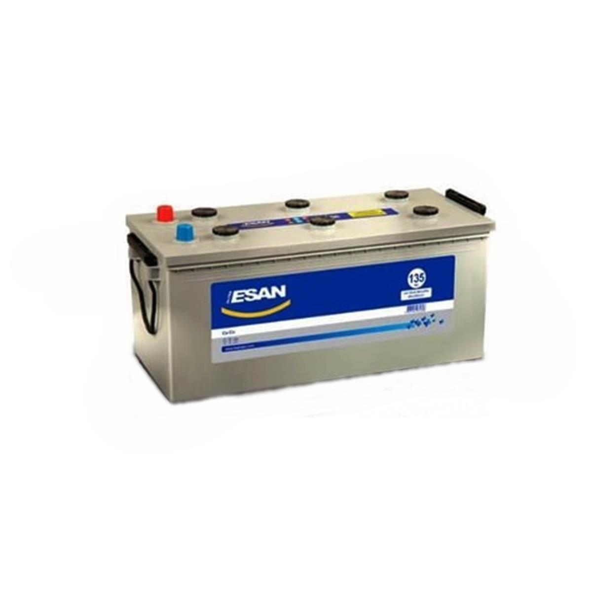 AKU 12 VOLT 135 AMPER BUSONLU R+ DUZ KUTUP175×512x233