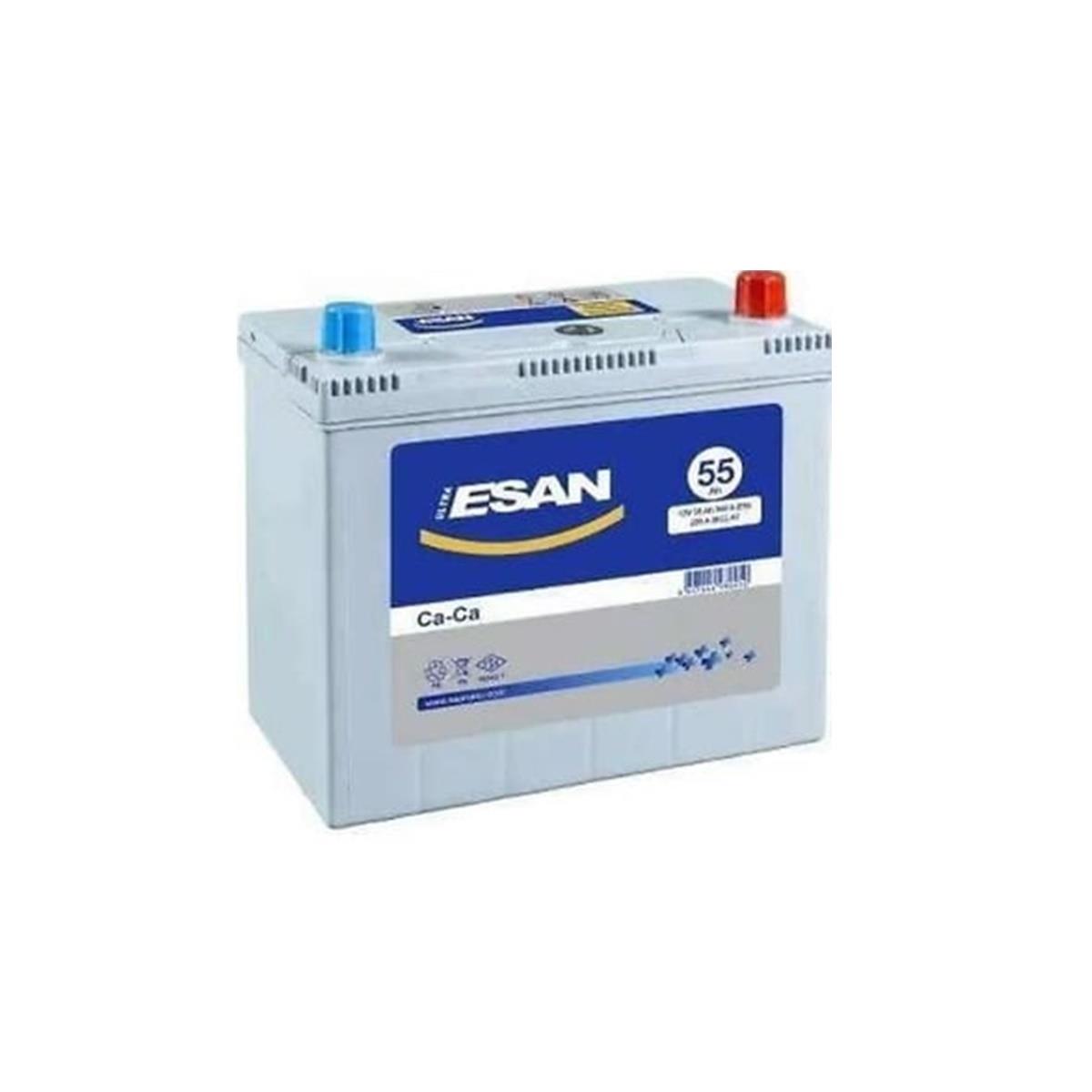 AKU 12 VOLT 55 AMPER JAPON DAR TIP -TK-R+ DUZ KUTUP127×236x225