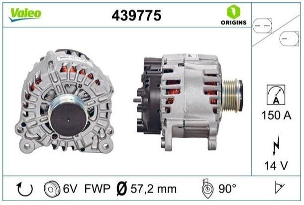 ALTERNATÖR AUDI A4 A5 ESKİ 439644