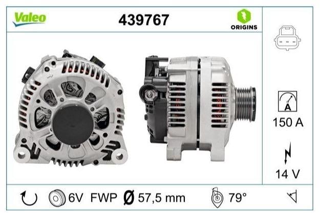 ALTERNATÖR FORD FIESTA FUSION 1.4 TDCİ 01>05