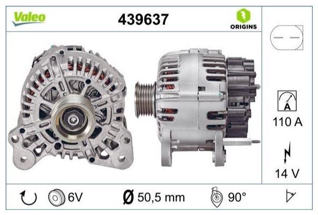 ALTERNATÖR GOLF V JETTA III 1.4 TSI