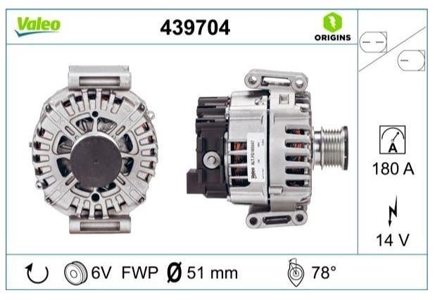 ALTERNATÖR MERCEDES E OM651 MOT.