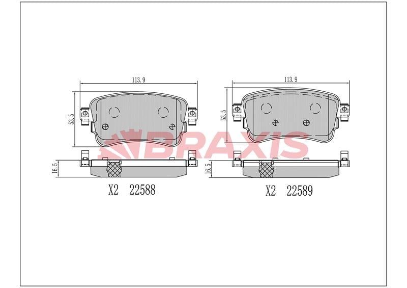 ARKA FREN BALATASI CITROEN JUMPER SPACETOURER EXPERT TRAVELLER PROACE 1.6 2.0HDI 16>