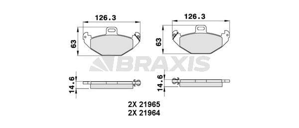 ARKA FREN BALATASI LAGUNA 95>01 2.0 16V 2.2 DTI 3.0