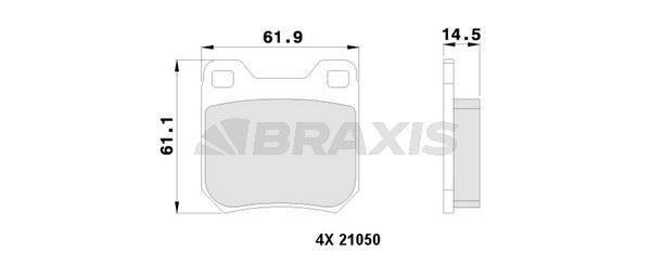 ARKA FREN BALATASI VECTRA B (95 00) OMEGA A (86 94)
