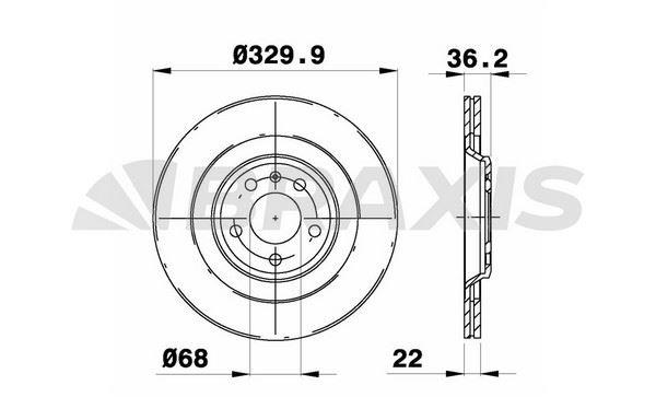 ARKA FREN DISK AYNASI AUDI A4 A5 A6 A7 A8 Q5 PORSCHE MACAN 08>