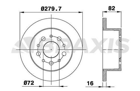 ARKA FREN DISK AYNASI BOXER JUMPER DUCATO (TUM MODELLER) 14Q (15 JANT) 1.9 2.0 HDI 2.2 HDI 2.5DUZ