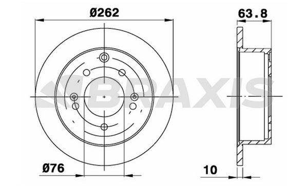 ARKA FREN DISK AYNASI CERATO II 1.6 1.6 CVVT 2.0 2.0 MPI 09=> SHUMA COUPE 1.6 TGDI 2.0 14=>