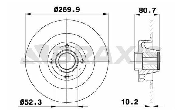ARKA FREN DISK AYNASI SENSOR HALKASI ILE MEGANE II SW 1.4 / 1.5DCI / 1.6 / 1.9DCI / 2.0 / 2.0DCI 09 / 03>SCENIC