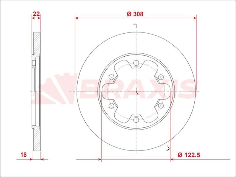 ARKA FREN DISKI YENI KASA TRANSIT V363 6 BIJON 14 /> ARKA CIFT TEKER
