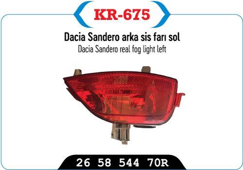 ARKA SİS FARI SOL DACİA SANDERO