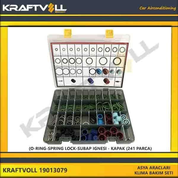 ASYA ARAÇLARI KLIMA BAKIM SETI - (O-RING-SPRING LOCK-SUBAP IGNESI - KAPAK (241 PARCA)