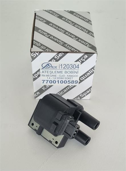 ATEŞLEME BOBİNİ RENAULT CLIO MEGANE KANGOO 1.4 1.6 SİYAH SOKET