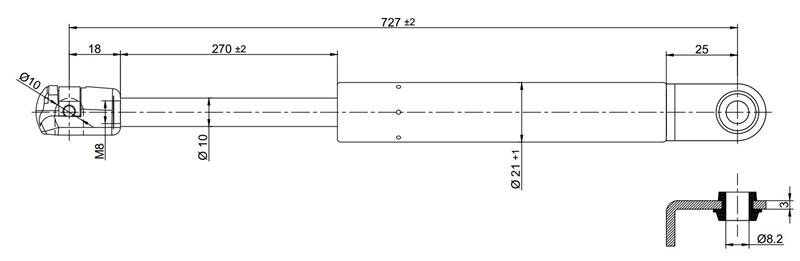 BAGAJ AMORTISORU HR V 99>