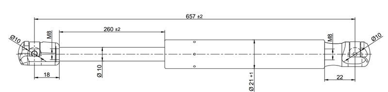 BAGAJ AMORTISORU SAG/SOL KUGA 08>12