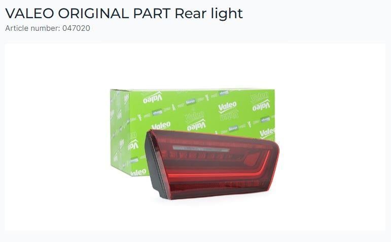 BAGAJ STOP SOL AUDI A6 AVANT LED