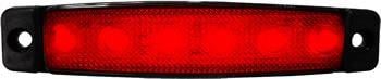 BASAMAK AYDINLATMA 12V 6 LEDLİ KIRMIZI
