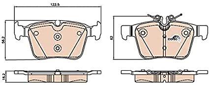 BREMBO BALATA MERCEDES  W205 ARKA