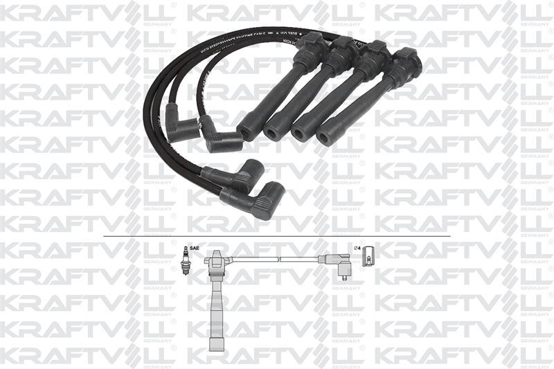 BUJI KABLO TAKIMI FIAT ALBEA PALIO BRAVA BRAVO PUNTO MAREA 1.2 16V 98> LANCIA Y 1.2 16V 00>