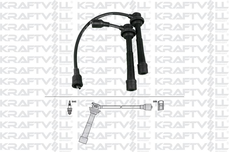 BUJI KABLO TAKIMI SUZUKI VITARA 1.6 16V 05-> IGNIS/JIMNY 1.3 16V 00-> SWIFT IV 1.3/1.5/1.6 16 V 05->