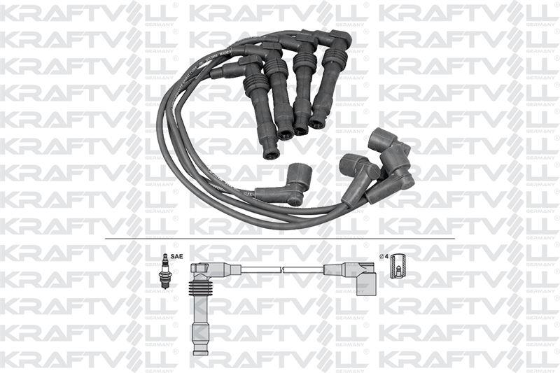 BUJI KABLO TAKIMI VECTRA B VECTRA B ASTRA F 1,8 / 2,0 16V 92>00 (SILIKON KABLO)