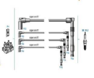 BUJI KABLOSU + BOBIN KABLOSU ASTRA 1.4İ 1.6İ 16V CORSA 1.4İ VECTRA B 1.6İ ECOTEC 96>