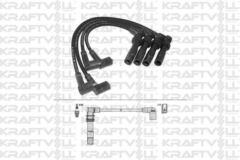 BUJI KABLOSU BORA 1,4 99> / GOLF IV 97> / POLO 99-2001 (SILIKON KABLO)