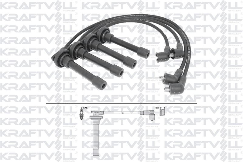 BUJI KABLOSU CIVIC CRX CIVIC II / III / IV / V INTEGRA 1.2 / 1.3 / 1.4 / 1.5 / 1.6 / 1.8 16V (SILIKO