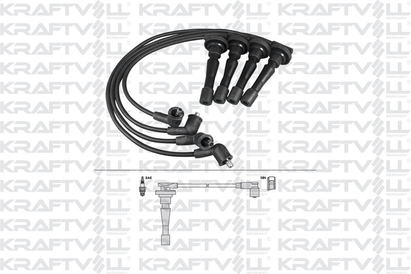 BUJI KABLOSU HONDA CRV 2.0 16V 96-01 (SILIKON KABLO)