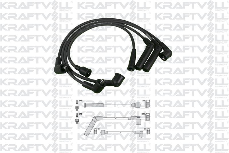 BUJI KABLOSU MATIZ 98> BOSCH 4LU SET (SILIKON KABLO)