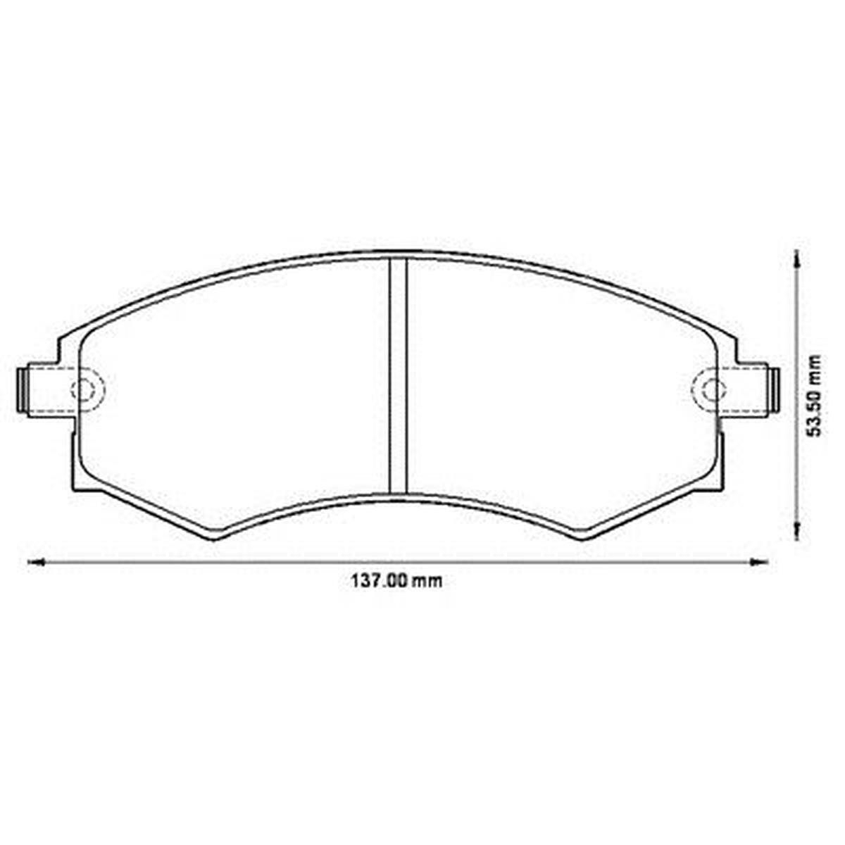BALATA FREN ON-(KIA: MAGENTIS 01>>/ HYUNDAI :ELANTRA 95>05 / MATRIX 01>10 / SONATA 96>98 / SSANGYOUNG: KORANDO 98>06 )