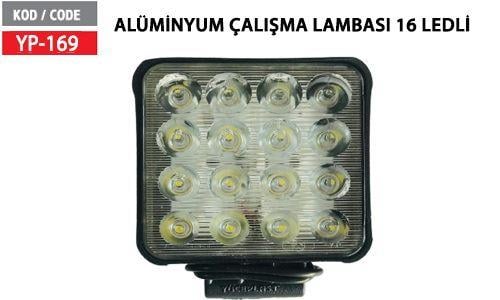 CALISMA LAMBASI KARE 16 LEDLI 48W