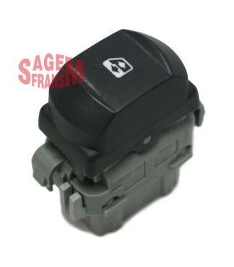 CAM AÇMA DÜĞMESİ ÖN SAĞ 6 FİŞ TEKLİ MEGANE II