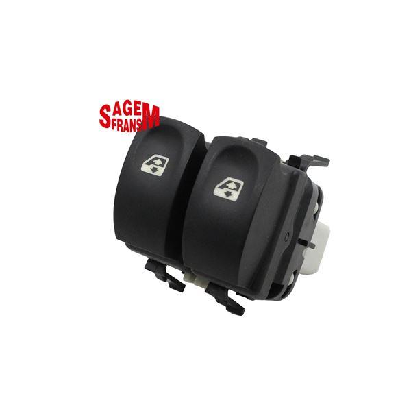 CAM AÇMA DÜĞMESİ ÖN SOL BEYAZ ÇİFTLİ CLIO III