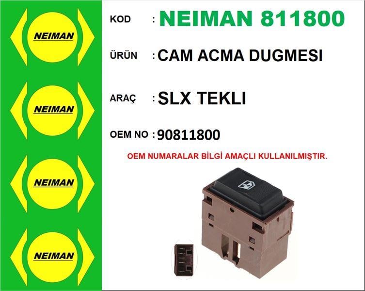 CAM ACMA DUGMESI SLX TEKLI