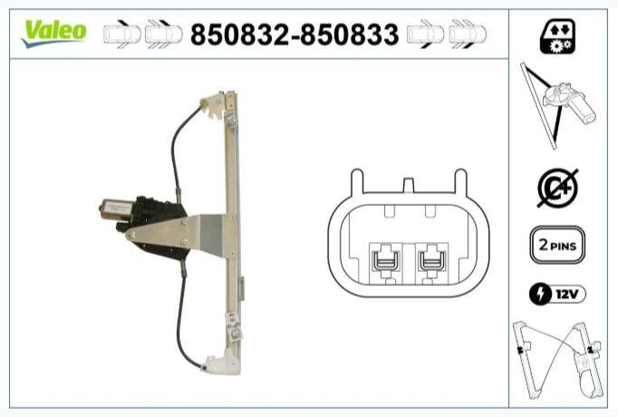 CAM KRİKOSU ÖN SOL FIAT DOBLO