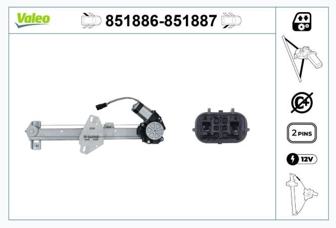 CAM MEKANİZMASI ARKA SOL HONDA CR-V 07>11