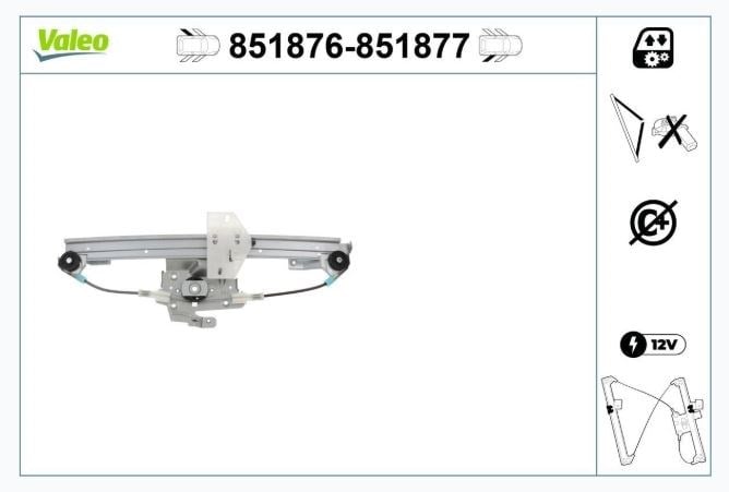 CAM MEKANİZMASI ARKA SOL RENAULT CLIO II 98>08