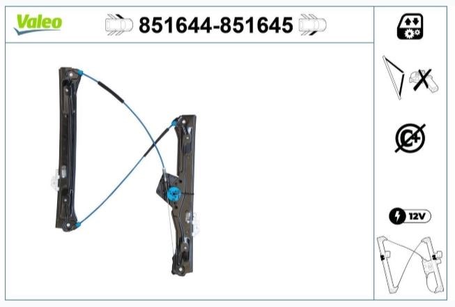 CAM MEKANİZMASI ÖN SOL BMW 3 BREAK F31 SADECE MEKA NİZMA