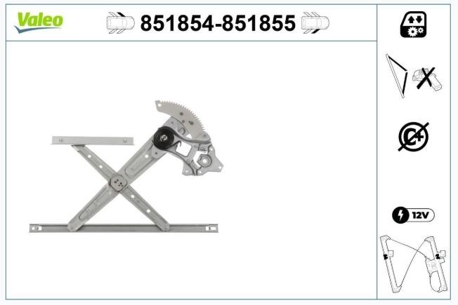 CAM MEKANİZMASI ÖN SOL HONDA CR-V 12>16