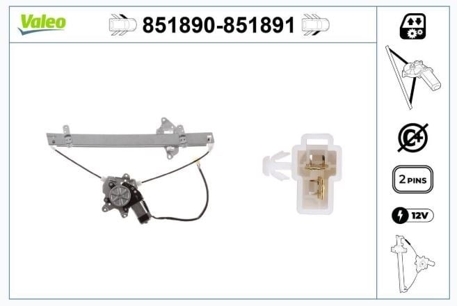 CAM MEKANİZMASI ÖN SOL MITSUBISHI LANCER 02>05