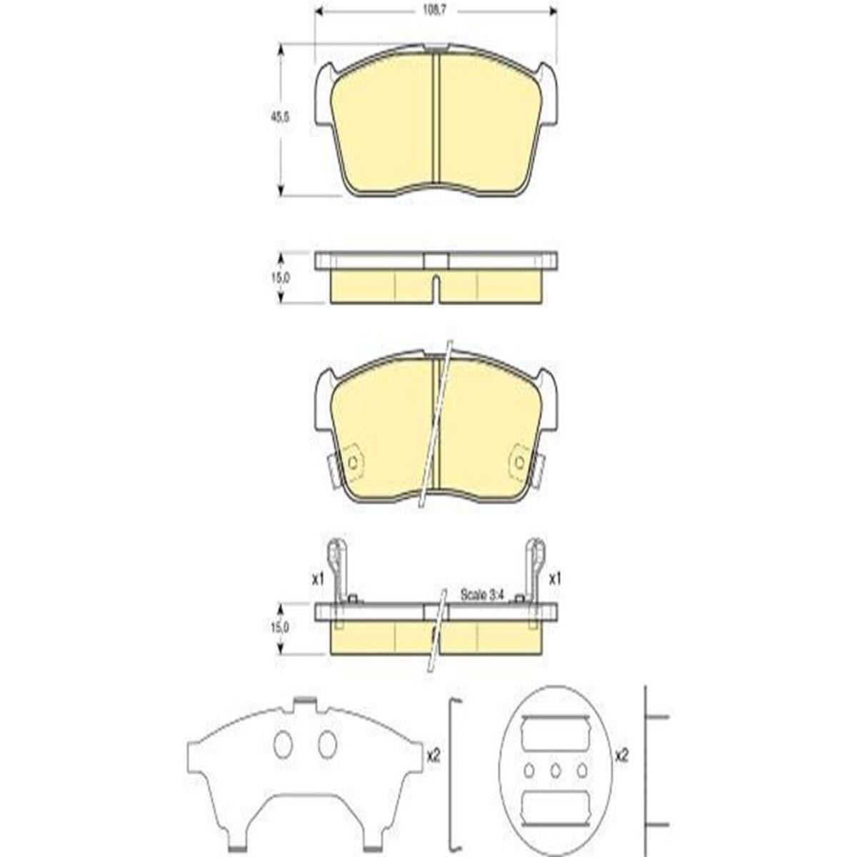 BALATA FREN ON-(DAIHATSU: SIRION 05>10 / YRV 03->>)